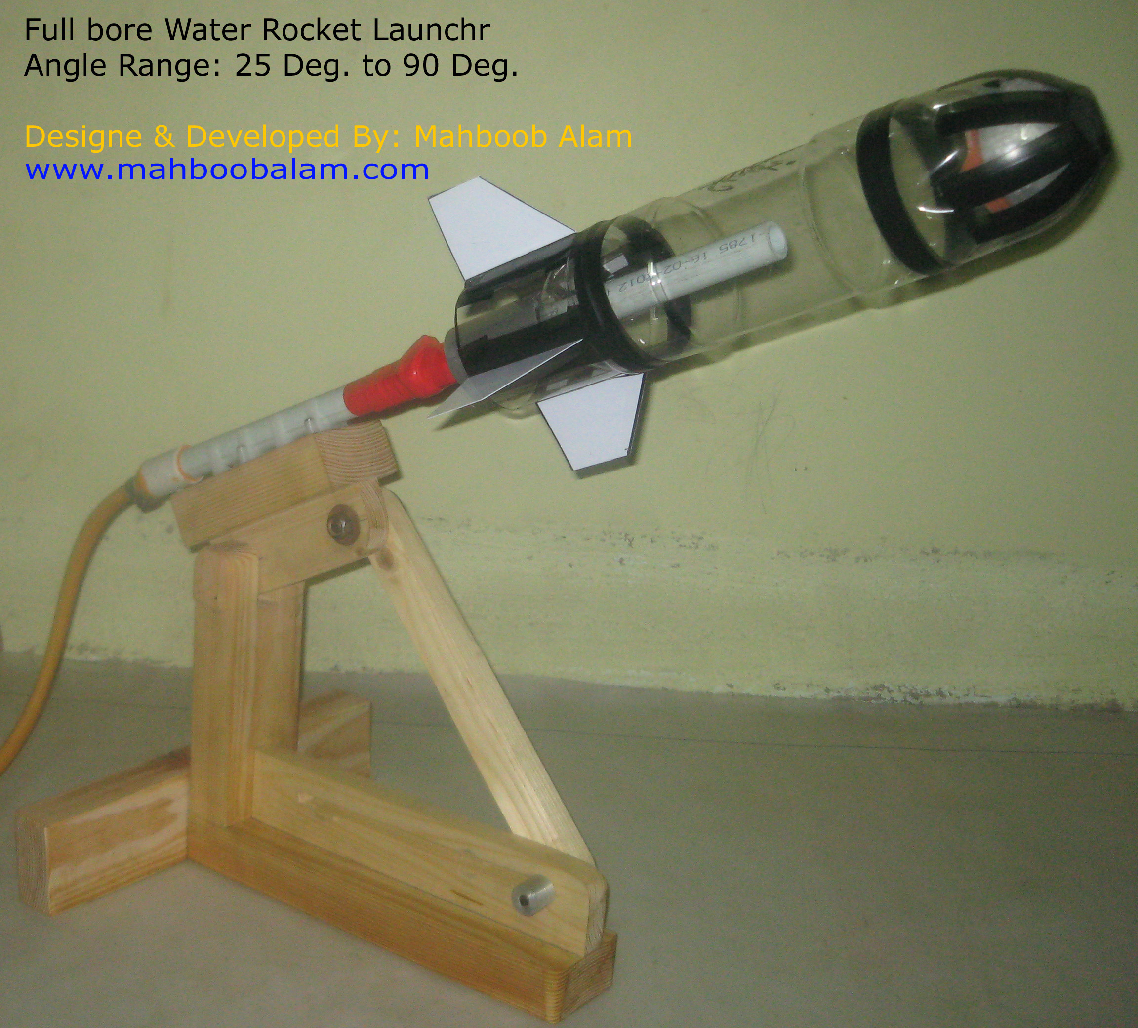 Full bore Water Rocket Launcher