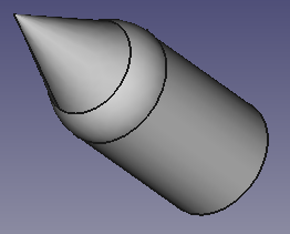 Pointy cone with shoulder
